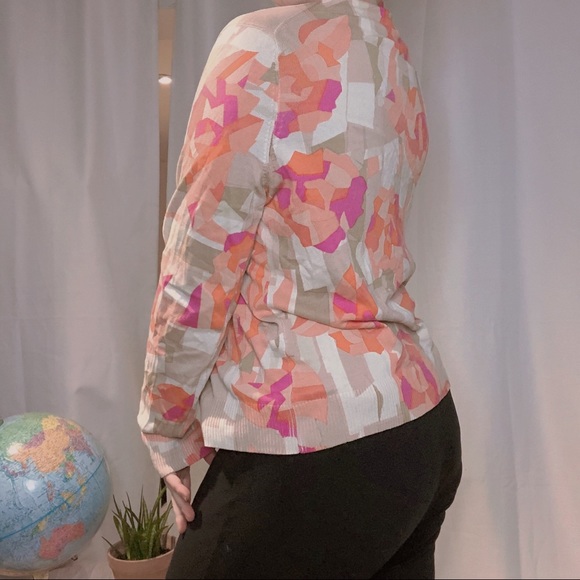 Liz Claiborne Patterned Cardigan - Picture 3 of 3